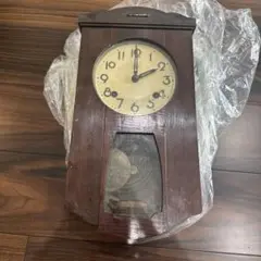 木製クラシック掛時計 アナログ