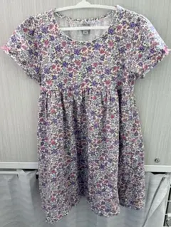 any FAM 花柄 半袖ワンピース 120