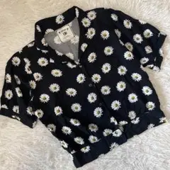 URBANITY UB【L】半袖カットソー/総柄/花柄/マーガレット/可愛い