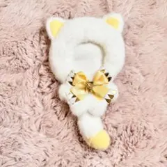 着せ替え服 ハンドメイド ぬい服 10~12cm 猫 黄色