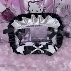 ハンドメイド♡硬質ケースデコ♡B8 横型 名札♡ メイド ゴシック