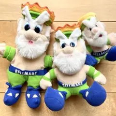 ★3点湘南ベルマーレキングベルぬいぐるみハンドパペットベルマーレ平塚