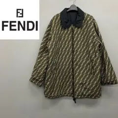 極美品 レア フェンディ ズッカ リバーシブル ダウン ジャケット アウター