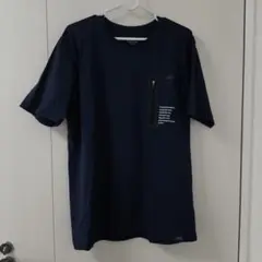 Find-Out ワークマン　ネイビー Tシャツ Lサイズ ポケット付き