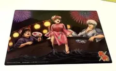 銀魂 ジャンボカードダス クリアポスター 万事屋 花火 夏祭り