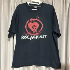 RISE AGAINST Tシャツ ブラック　古着