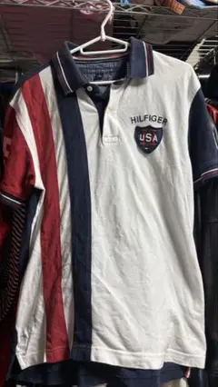 TOMMY HILFIGER カスタムフィット ポロシャツ M