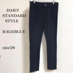 RAGEBLUE ブラックパンツ size28