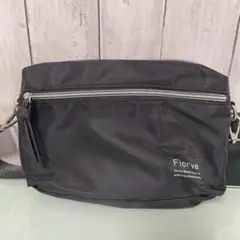 FIORVE レディース　ナイロン 2way ショルダーバッグ 軽量 ブラック
