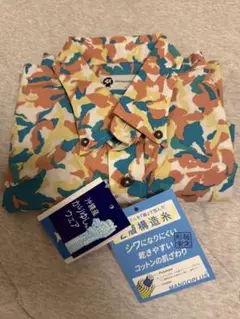 MANGOPLUS カモフラージュ 半袖アロハシャツ