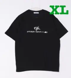 新品　NOWLE 3D フロントロゴTシャツ　ブラック　XL