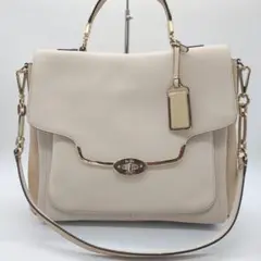 【良品】COACH コーチ 2WAY ハンド ショルダーバッグ