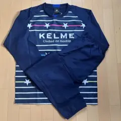新品未使用タグ付き KELME ケルメ ピステ 上下セット ネイビー Ｌ