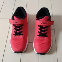 アシックス ASICS レーザービーム レッド スニーカー 19.0cm
