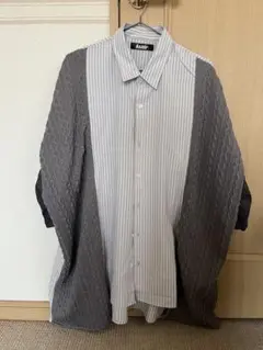 kutir ストライプオーバーサイズカットソー
