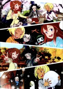 地下鉄に乗るっ　アニメCM第二弾 クリアファイル　太秦萌　松賀咲　小野ミサ