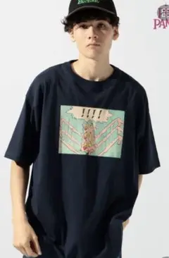 ニコアンド　CHARACTER PRINT T-SHIRTピンクパンサー