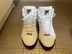 FILA マッシュバーンホワイト ハイカット スニーカー