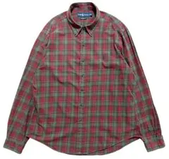 ラルフローレン 90s ヴィンテージ チェック柄 ボタンダウン 長袖 XL