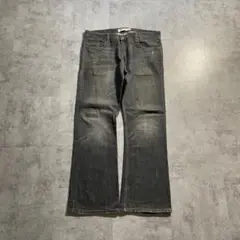 【W36 L32】levi's 先染ブラック リーバイス 527 517型