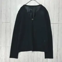YUKIKO HANAI ユキコハナイ　長袖カーディガン　ブラック【S】