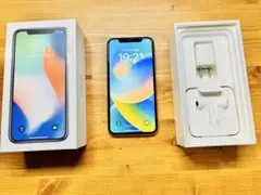 Apple iPhone X シルバー256GB箱付き