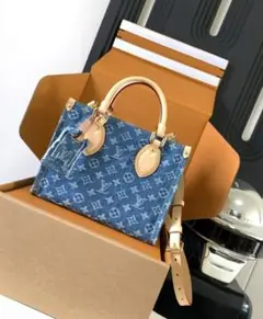 Louis Vuitton デニム ショルダーバッグEFEK52