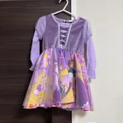 しまむら　リトシー　ラプンツェル ドレス 紫色 90cm