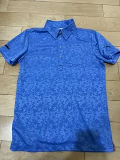 PUMA DRY CELL 花柄ゴルフシャツ S
