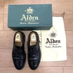 Alden コードバン 黒 ウィングチップ 9751 US 8 Ｅ　純正袋付き