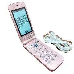 ピンク色　ドコモ F-01M らくらくホン FUJITSU　利用制限〇