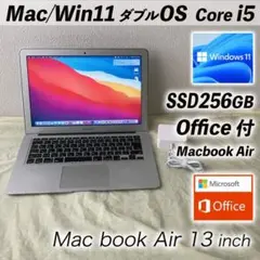 Mid2013 SSD256 MacBookAir13 Office Win11