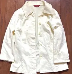 ジャケット　薄いレモン色　綿