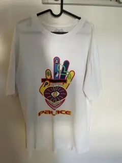 PALACE グラフィックプリント Tシャツ Lサイズ ホワイト
