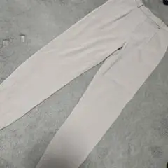ユニクロ　ジョニーパンツ　くすみカラー　グレージュ　L