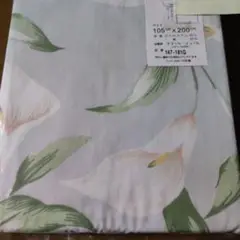 未使用　花柄　敷き布団カバー　シングルサイズ　105×200