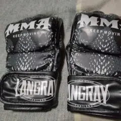 LANGRAY MMA ボクシング用手袋 ブラック/グレー