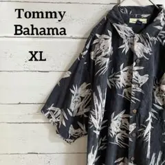 【人気】Tommy Bahama 総柄開襟アロハシャツ半袖 笹の葉アロハ女性