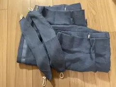 ニトリ　遮光1級・防炎カーテン ブルー 130X140X2