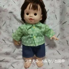 ぽぽちゃんサイズの 星柄シャツ 半ズボン♪