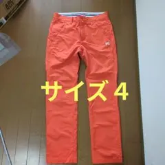 ◆パーリーゲイツ◆サイズ４◆オレンジ◆パンツ◆