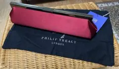 PHILIP TREACY 赤 クラッチバッグ