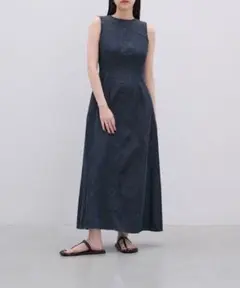 MARBLE DENIM DRESS siwem シウム