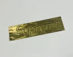 2022FW supreme ステッカー ″Gold Box Logo”