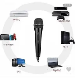 Switch用 USBマイク カラオケNintendo 任天堂WiiU PS4
