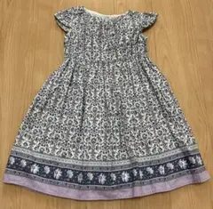 any FAM フラワープリント ノースリーブワンピース 120cm