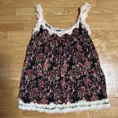 花柄キャミソール