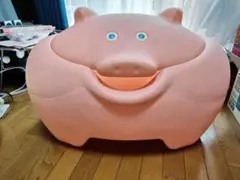 廃盤品 リトルタイクス ステップ2 ぶたさん おもちゃ箱 玩具箱 古着 収納 廃盤品！ リトルタイクス ステップ2 ぶたさん おもちゃ箱 玩具箱