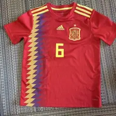 adidas サッカー　スペイン代表　シャツ M 150cm イニエスタ