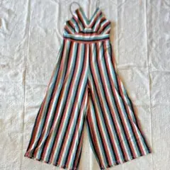 Polly Gestetner ストライプオールインワン サロペット